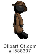 Black Design Mascot Clipart #1588307 by Leo Blanchette