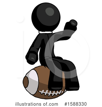Royalty-Free (RF) Black Design Mascot Clipart Illustration by Leo Blanchette - Stock Sample #1588330
