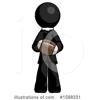 Royalty-Free (RF) Black Design Mascot Clipart Illustration by Leo Blanchette - Stock Sample #1588331