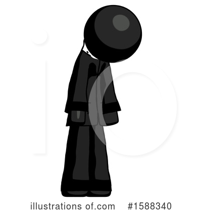 Royalty-Free (RF) Black Design Mascot Clipart Illustration by Leo Blanchette - Stock Sample #1588340