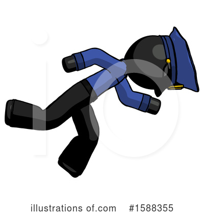 Royalty-Free (RF) Black Design Mascot Clipart Illustration by Leo Blanchette - Stock Sample #1588355
