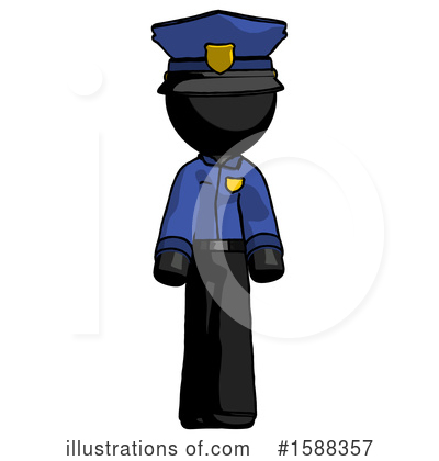 Royalty-Free (RF) Black Design Mascot Clipart Illustration by Leo Blanchette - Stock Sample #1588357