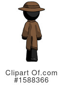 Black Design Mascot Clipart #1588366 by Leo Blanchette