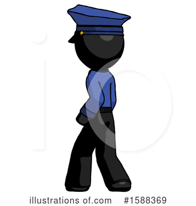 Royalty-Free (RF) Black Design Mascot Clipart Illustration by Leo Blanchette - Stock Sample #1588369