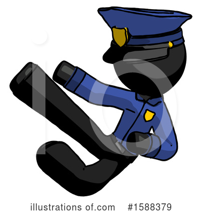 Royalty-Free (RF) Black Design Mascot Clipart Illustration by Leo Blanchette - Stock Sample #1588379