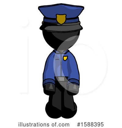 Royalty-Free (RF) Black Design Mascot Clipart Illustration by Leo Blanchette - Stock Sample #1588395
