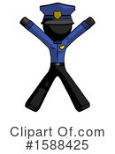 Black Design Mascot Clipart #1588425 by Leo Blanchette