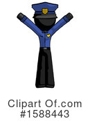 Black Design Mascot Clipart #1588443 by Leo Blanchette