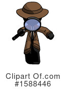 Black Design Mascot Clipart #1588446 by Leo Blanchette