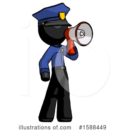 Royalty-Free (RF) Black Design Mascot Clipart Illustration by Leo Blanchette - Stock Sample #1588449