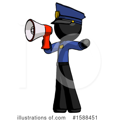 Royalty-Free (RF) Black Design Mascot Clipart Illustration by Leo Blanchette - Stock Sample #1588451