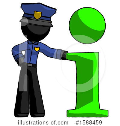 Royalty-Free (RF) Black Design Mascot Clipart Illustration by Leo Blanchette - Stock Sample #1588459