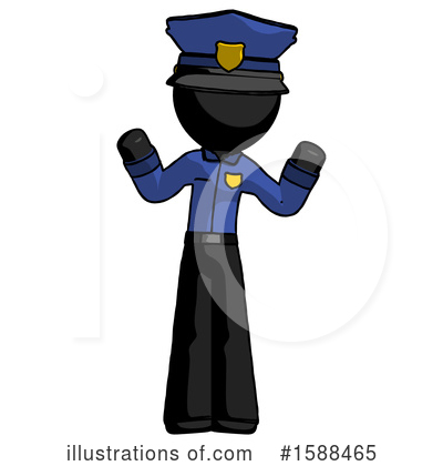 Royalty-Free (RF) Black Design Mascot Clipart Illustration by Leo Blanchette - Stock Sample #1588465