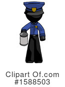 Black Design Mascot Clipart #1588503 by Leo Blanchette