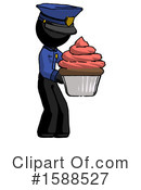 Black Design Mascot Clipart #1588527 by Leo Blanchette