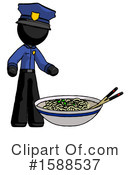 Black Design Mascot Clipart #1588537 by Leo Blanchette