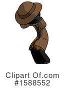 Black Design Mascot Clipart #1588552 by Leo Blanchette