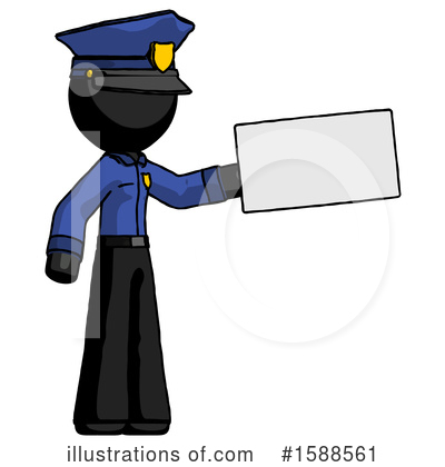 Royalty-Free (RF) Black Design Mascot Clipart Illustration by Leo Blanchette - Stock Sample #1588561