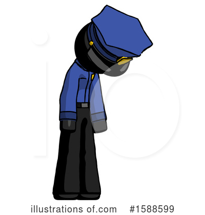 Royalty-Free (RF) Black Design Mascot Clipart Illustration by Leo Blanchette - Stock Sample #1588599
