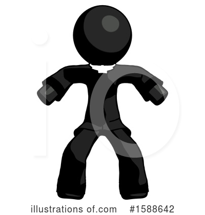 Royalty-Free (RF) Black Design Mascot Clipart Illustration by Leo Blanchette - Stock Sample #1588642