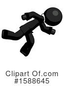 Black Design Mascot Clipart #1588645 by Leo Blanchette