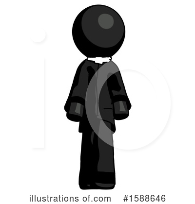 Royalty-Free (RF) Black Design Mascot Clipart Illustration by Leo Blanchette - Stock Sample #1588646