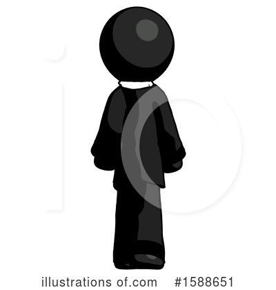Royalty-Free (RF) Black Design Mascot Clipart Illustration by Leo Blanchette - Stock Sample #1588651