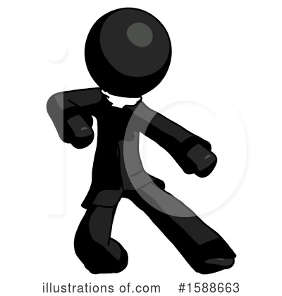 Royalty-Free (RF) Black Design Mascot Clipart Illustration by Leo Blanchette - Stock Sample #1588663