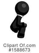 Black Design Mascot Clipart #1588673 by Leo Blanchette