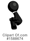 Black Design Mascot Clipart #1588674 by Leo Blanchette