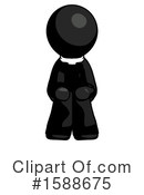 Black Design Mascot Clipart #1588675 by Leo Blanchette