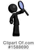 Black Design Mascot Clipart #1588690 by Leo Blanchette