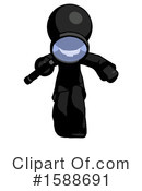 Black Design Mascot Clipart #1588691 by Leo Blanchette