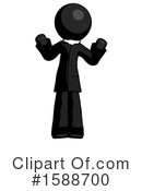 Black Design Mascot Clipart #1588700 by Leo Blanchette