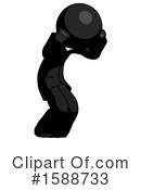 Black Design Mascot Clipart #1588733 by Leo Blanchette