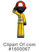 Black Design Mascot Clipart #1600067 by Leo Blanchette