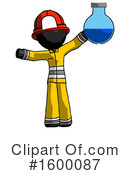 Black Design Mascot Clipart #1600087 by Leo Blanchette