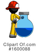 Black Design Mascot Clipart #1600088 by Leo Blanchette
