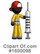 Black Design Mascot Clipart #1600098 by Leo Blanchette