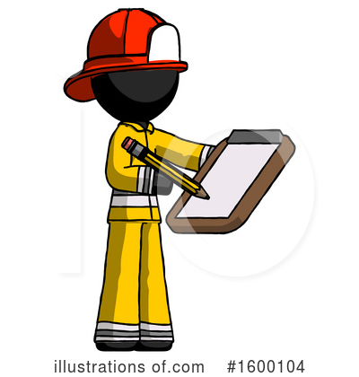 Royalty-Free (RF) Black Design Mascot Clipart Illustration by Leo Blanchette - Stock Sample #1600104