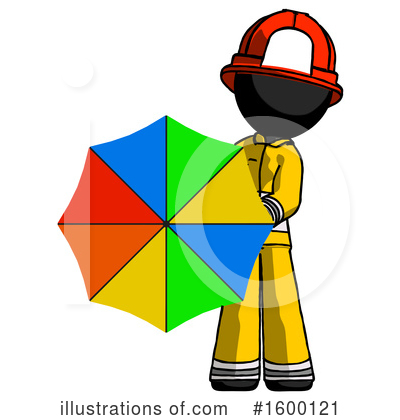 Royalty-Free (RF) Black Design Mascot Clipart Illustration by Leo Blanchette - Stock Sample #1600121