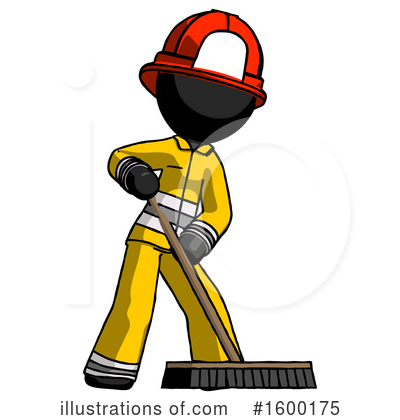 Royalty-Free (RF) Black Design Mascot Clipart Illustration by Leo Blanchette - Stock Sample #1600175