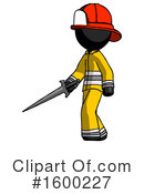 Black Design Mascot Clipart #1600227 by Leo Blanchette