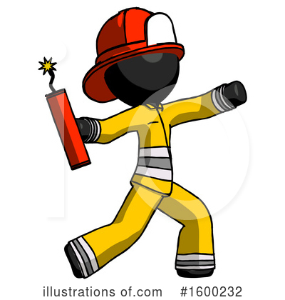 Royalty-Free (RF) Black Design Mascot Clipart Illustration by Leo Blanchette - Stock Sample #1600232
