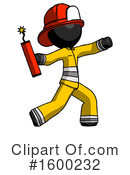Black Design Mascot Clipart #1600232 by Leo Blanchette