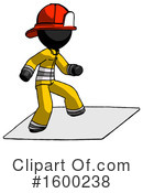Black Design Mascot Clipart #1600238 by Leo Blanchette