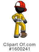 Black Design Mascot Clipart #1600241 by Leo Blanchette