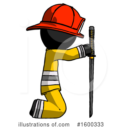 Royalty-Free (RF) Black Design Mascot Clipart Illustration by Leo Blanchette - Stock Sample #1600333