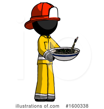 Royalty-Free (RF) Black Design Mascot Clipart Illustration by Leo Blanchette - Stock Sample #1600338