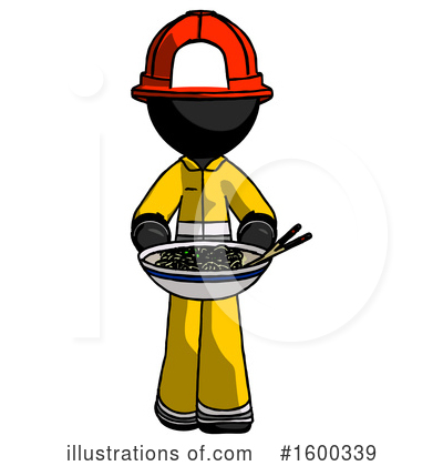 Royalty-Free (RF) Black Design Mascot Clipart Illustration by Leo Blanchette - Stock Sample #1600339